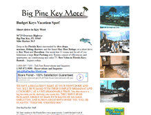 Tablet Screenshot of bigpinekeymotel.com